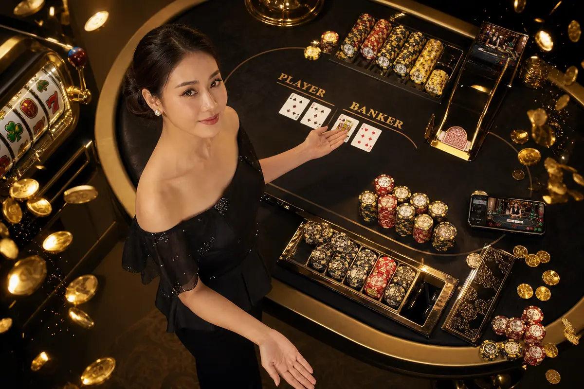 oc777 Casino meja baccarat live dealer
